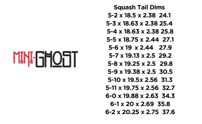 PYZEL SURFBOARDS MINI GHOST Squash Tail 3FIN FUTURES パイゼル サーフボード サーフィン 江の島 江ノ島