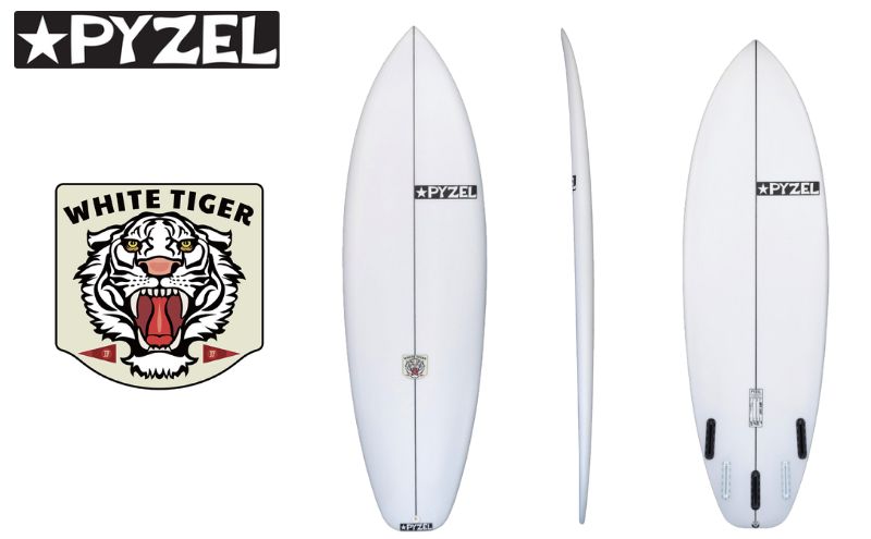 PYZEL SURFBOARDS WHITE TIGER 3FIN FCS2 サーフボード パイゼル サーフィン 藤沢市 江ノ島 江の島