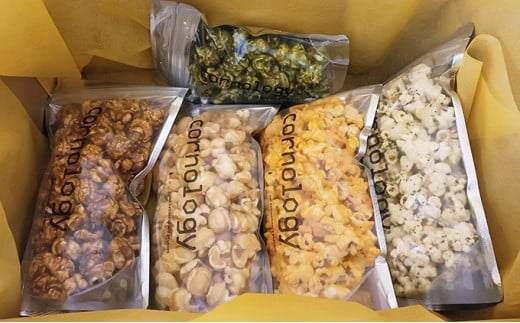 ポップコーン 5種 セット お菓子 スナック おやつ Cornology5 ロッジマンズキャラメル スウィートコーン ダブルチェダー トリュフパルメザン エノシマグリーンティー 抹茶味 Cornology ポップコーン ふるさと納税ポップコーン 神奈川 湘南 藤沢