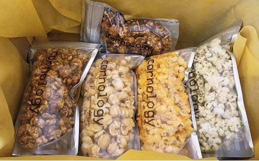 ポップコーン 5種 セット お菓子 スナック おやつ Cornology5 ロッジマンズキャラメル スウィートコーン ポップコーン ダブルチェダー トリュフパルメザン ザデイリーグラインド コーヒー味 Cornology ふるさと納税ポップコーン 湘南珈琲 神奈川 湘南 藤沢