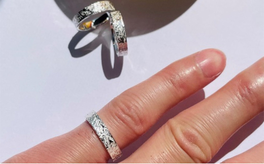 Moon Surface Ring リング 指輪 おしゃれ デザイン アクセサリー レディース メンズ 藤沢市 神奈川県