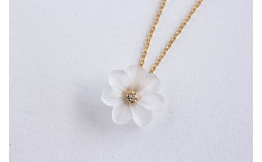 プリムローズ primrose K10 クオーツ ダイヤモンド ネックレス レディース ジュエリー アクセサリー  イエローゴールド  ペンダント  シンプル 一点もの おしゃれ かわいい プレゼント ギフト 贈り物 株式会社菜畑 神奈川 湘南 藤沢