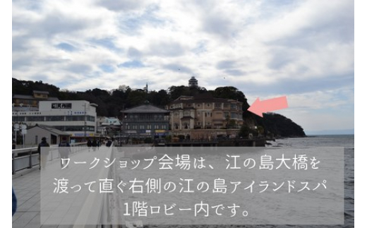 ミニシェルランプ ワークショップ 参加チケット 海 貝殻 ランプ 体験 江の島 江ノ島