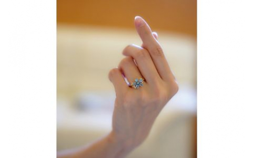 ブルースター blue star K10 トパーズ ダイヤモンド リング レディース ジュエリー アクセサリー 【7号～14号】指輪 ゆびわ りんぐ ring レディース シンプル 一点もの おしゃれ かわいい プレゼント ギフト 株式会社菜畑 神奈川 湘南 藤沢