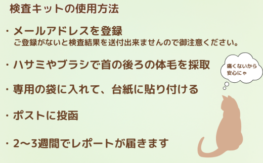 獣医師監修 ネコ体毛ホルモン量測定キット ～コルチゾール～ ネコの慢性ストレスチェック ホルモン量 測定キット 簡単測定 検査キット 簡易 検査 自宅 簡単 送るだけ 健康チェック ストレスチェック ネコ 猫 ペット 家族 株式会社あすか製薬メディカル 神奈川 湘南 藤沢
