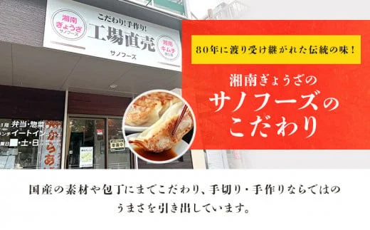 餃子 ぎょうざ 168個 (42個 × 4 パック) 肉汁たっぷり 大きい 国産 ブランド豚 ルイビ豚 小分け 豚肉 野菜 湘南餃子 湘南ぎょうざ 焼き餃子 gyouza ギョーザ 冷凍餃子 生餃子 冷凍 ご飯 おかず 冷凍食品 中華 おつまみ 簡単調理 時短 簡易包装 手作り餃子 サノフーズ 神奈川 湘南 藤沢