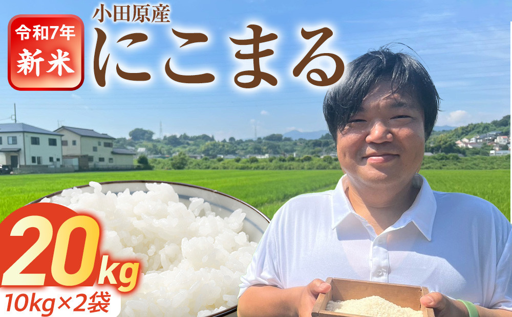 令和7年産　富水米　精米　20kg　にこまる