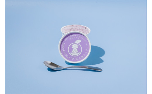 【定期便 9回】 小田原産江之浦ジェラート６種（みかん、湘南ゴールド、ブルーベリーミルク、いちごミルク、キウイヨーグルト、甘夏ヨーグルト）120mlカップ各１個合計６個