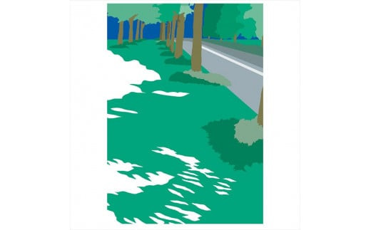 ããã®å
ã®åããåŽãçŽçãµã€ã³å
¥ããé¡ä»ããžãŒã¯ã¬ãŒããªã³ããå°ç°åã«ããæ¯è²ãå¿è±¡é¢šæ¯ãçç°èã®é¢šæ¯ãåäŸã®é ã«èŠã颚æ¯ãæµ·ã空ãå±±