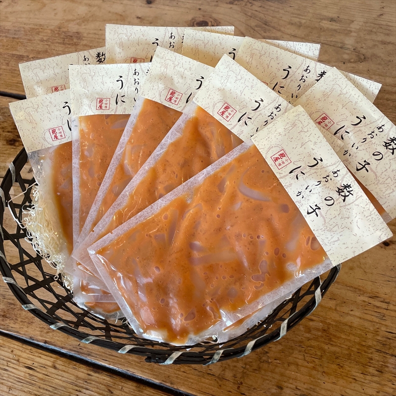 王様の塩辛 雲丹風味 10パック【あおりいか 塩辛 うに おつまみ 珍味 惣菜 海鮮 いかの塩辛 珍味 お取り寄せ 御中元 お中元 お歳暮 父の日 母の日 贈り物 日本酒 焼酎 】【神奈川県小田原市早川】