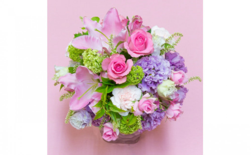 アレンジメント Mサイズ_ピンク系