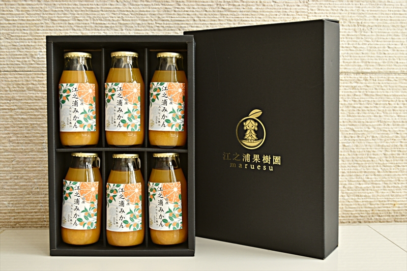 ギフトセット１８０ｍｌ６本入り 小田原産江之浦みかん１００％ストレートジュース１８０ml６本