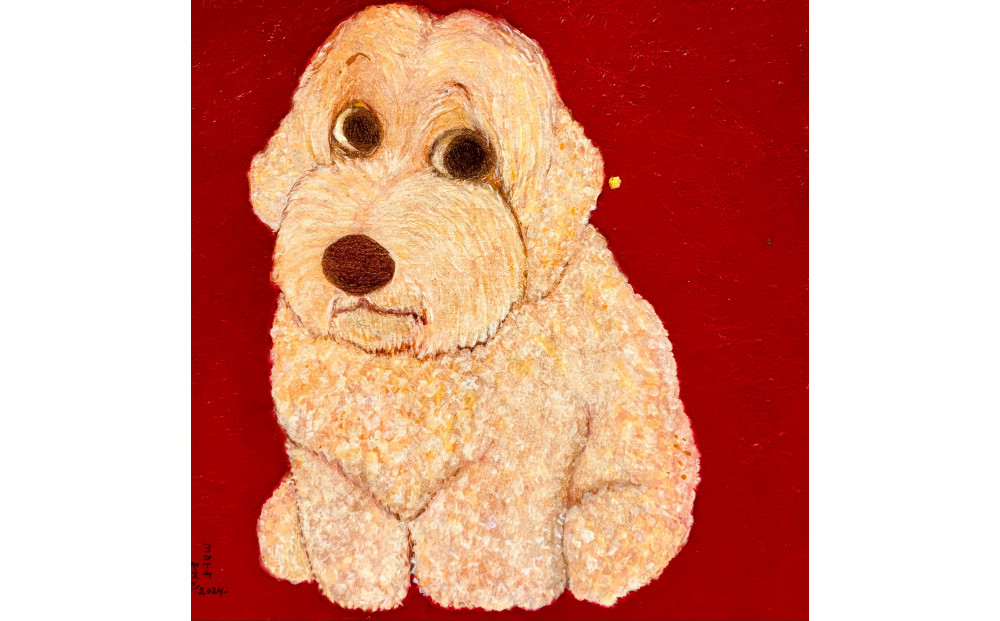 アーティストが描く愛しいペットのポートレート ドローイング