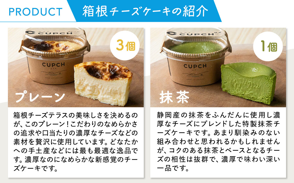 箱根発！なめらか濃厚バスクチーズケーキ 箱根チーズテラス・カプチ 【定番6個セット】