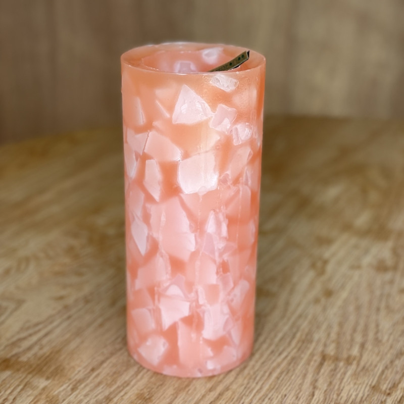 ブロック円柱キャンドル【防災 停電 キャンプ いやし アウトドア オシャレ シンプル 大きいキャンドル ロウソク ローソク リラックス 北欧 ナチュラル インテリア雑貨 日用品雑貨 生活雑貨 神奈川県 小田原市 】