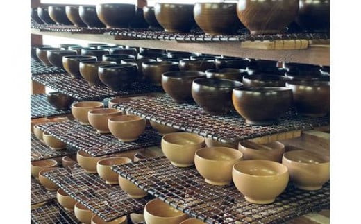 【期間限定！試供品木製スプーン付き！】めいぼく椀テッラ大 2樹種セット(ブナ・サクラ)【めいぼく椀テッラ 13.0φ×7.4cm 手作り ウレタン塗装 国産天然木 おしゃれ プレゼント 記念 お祝い 夫婦 神奈川県 小田原市 】