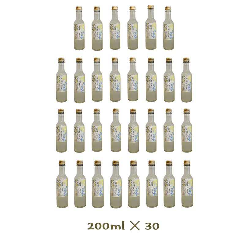 小田原産片浦レモンスパークリングジュース果汁１０％２００ml３０本