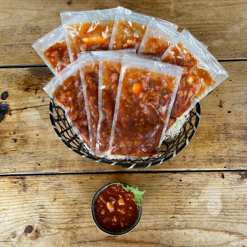 たこ七味 9パック【たこ 珍味 おつまみ キムチ 惣菜 海鮮 いかの塩辛 珍味 お取り寄せ 御中元 お中元 お歳暮 父の日 母の日 贈り物 日本酒 焼酎】【神奈川県小田原市早川】