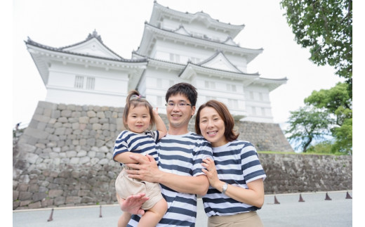 小田原城撮影（60分撮影/写真データ付き）【小田原城 撮影 60分 写真カメラマン 思い出 同行撮影 事前予約 平日 時間内撮影し放題 小田原市内 記念 予約制 古民家 記念撮影 神奈川県 小田原市 】