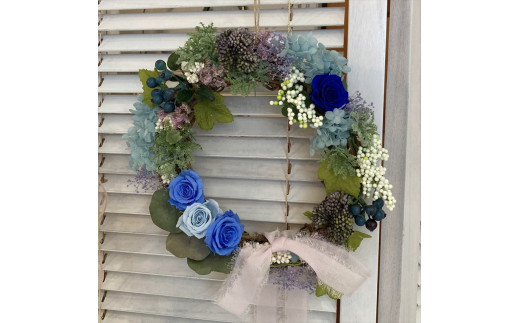 アーティフィシャルリース体験レッスン 【 フラワーアレンジメント 体験 チケット 神奈川県 小田原市 】