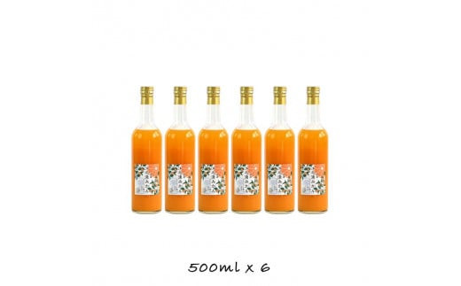 小田原産江之浦みかん１００％ストレートジュース５００ml６本