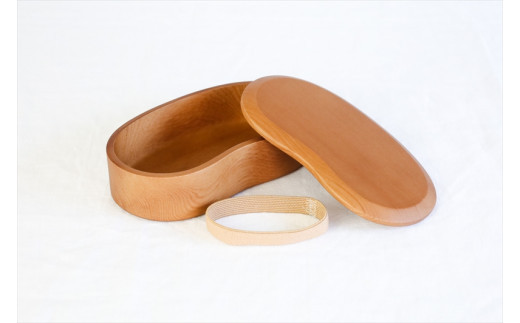 キナリそら豆弁当　木　雑貨　プレゼント　祝い　おしゃれ【 食器 神奈川県 小田原市 】