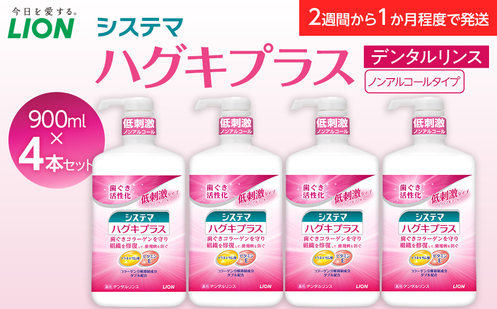 【寄附額見直しました！】LION ハグキプラスリンスセット 日用品 ふるさと納税