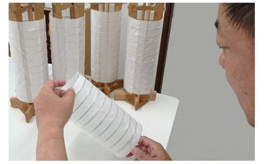 ゆらぎLEDちょうちん　風魔小太郎【ゆらぎ 提灯 ちょうちん LED電球 和紙 やわらかい灯り 最新技術 ゆらぐＬＥＤ電球 炎のよう 小田原型ちょうちん リアルキャンドルLEDランプ 神奈川県 小田原市 】