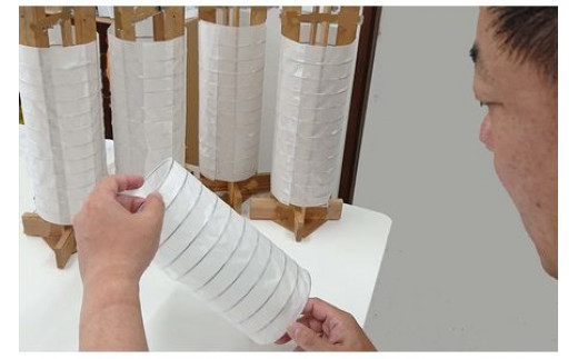 ゆらぎLEDちょうちん　北条氏政（四代）【ゆらぎ 提灯 ちょうちん LED電球 和紙 やわらかい灯り 最新技術 ゆらぐＬＥＤ電球 炎のよう 小田原型ちょうちん リアルキャンドルLEDランプ 神奈川県 小田原市 】