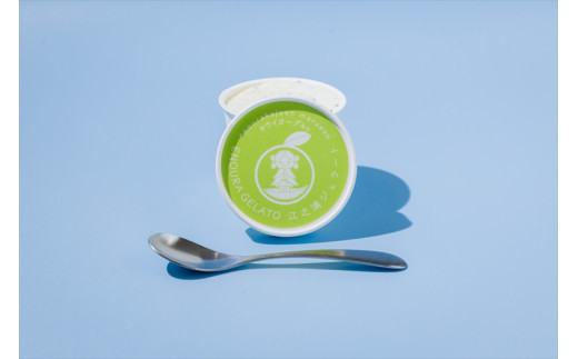 【定期便 3回】 小田原産江之浦ジェラート６種（みかん、湘南ゴールド、ブルーベリーミルク、いちごミルク、キウイヨーグルト、甘夏ヨーグルト）120mlカップ各２個合計１２個