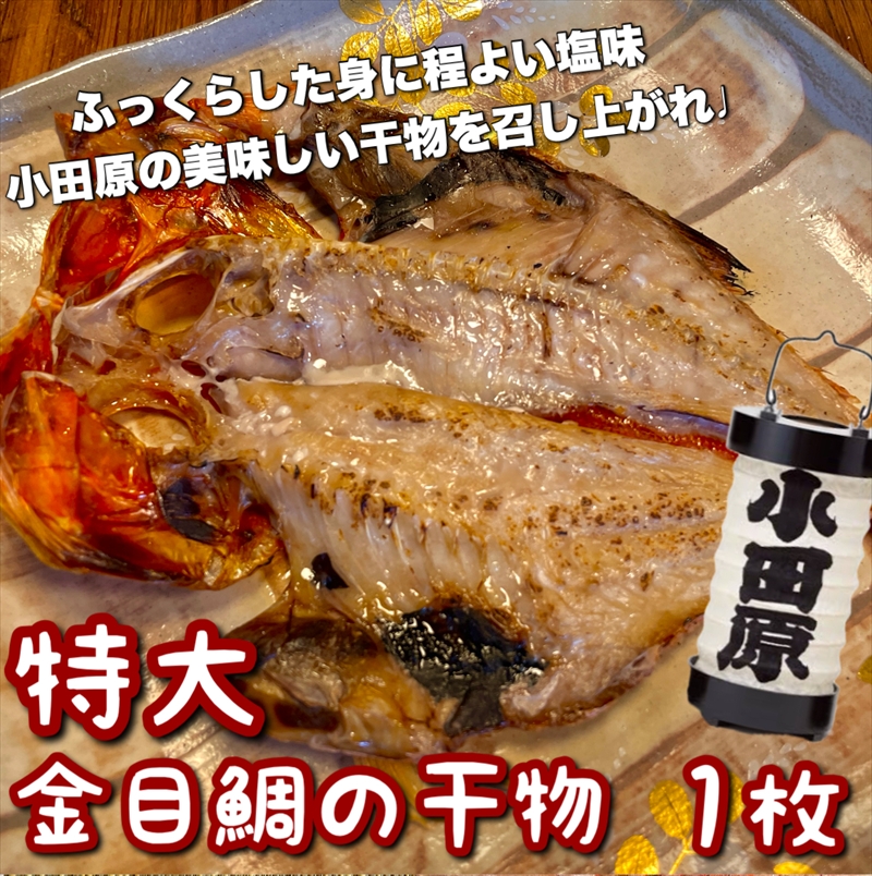 超特大金目鯛の干物 1枚 【 まぐろや 神奈川県 小田原市 】