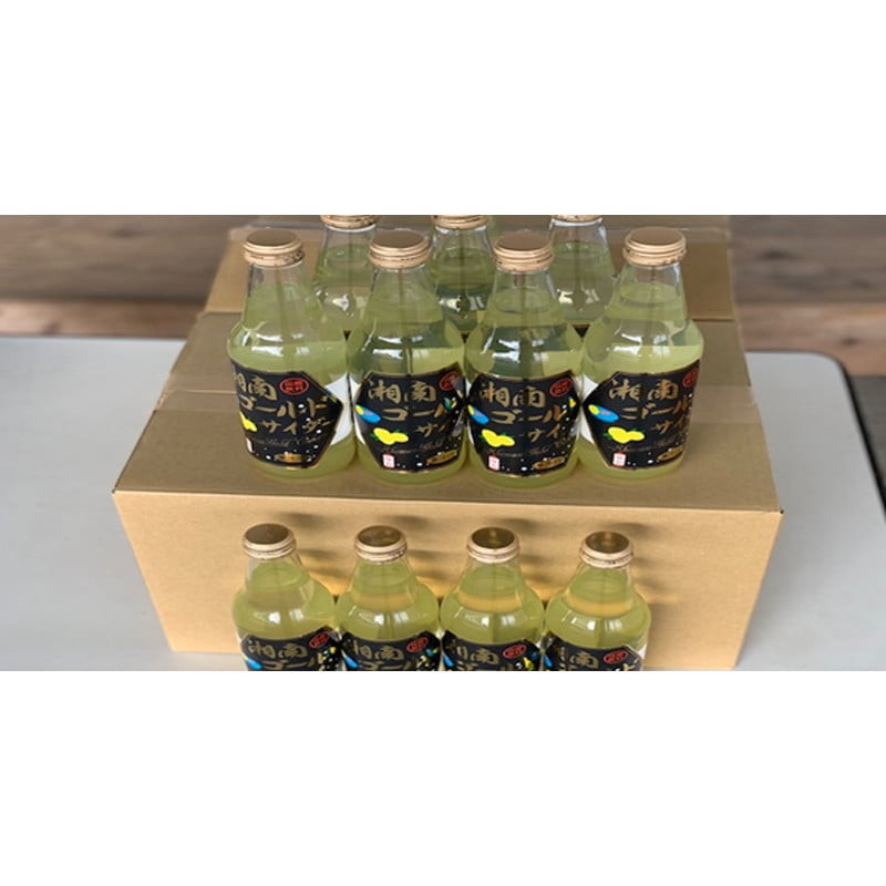 湘南ゴールドサイダー 340mlｘ24本【飲料 ドリンク ジュース サイダー　オレンジサイダー オレンジ 炭酸 自宅用 贈答品 贈答用 ギフト お取り寄せ お中元 お歳暮 贈り物 プレゼント 神奈川県 小田原市 】