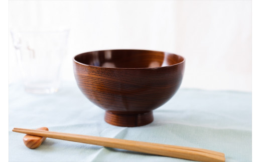 小田原漆椀ケヤキ 大　【お椀 食器 木 雑貨 汁椀 豚汁 具沢山 小田原漆器 プレゼント おしゃれ 日本製 神奈川県小田原市 】