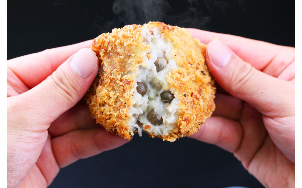 むかご入り自然薯コロッケ10個セット