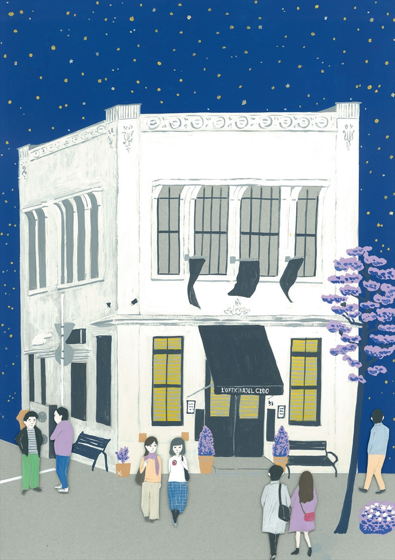 ポストカード3枚とミニブックセット【画家 風景描写 小田原 作品集 100x148mm 150x150mm 紙 絵はがき アートブック 小田原たてものさんぽ 建物　散歩 アート作品 屋内装飾 神奈川県 小田原市 】