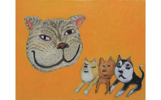 アーティストが『愛しいペットのポートレート』描きます 6号サイズ 410×318mm (縦横対応）【アート F6号サイズ　油絵 横井山泰 美術 作家 410×318mm 神奈川県 小田原市 】