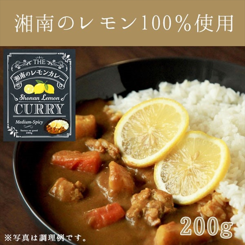 【100％湘南のレモン果汁を使ったカレー10食セット】相模湾の太陽と潮風が育んだ爽やかな味わいを、お手軽に楽しめます！！【 カレー 神奈川県 小田原市 】