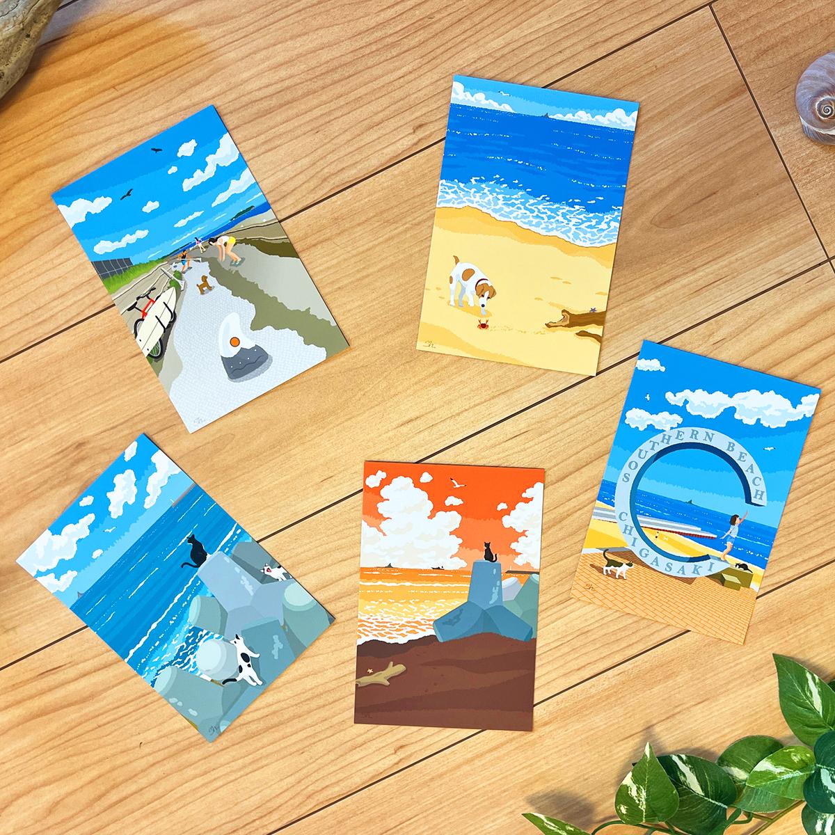 æ¹åã»è
ã¶åŽã§æããæµ·ãæããã€ã©ã¹ãã¢ãŒã ãæ¹åã©ã³ãã¹ã±ãŒãïŒãã¹ãã«ãŒã5æ+A4ã¯ãªã¢ãã¡ã€ã«2æã»ããã / ç¬ ç« ãµã¶ã³C