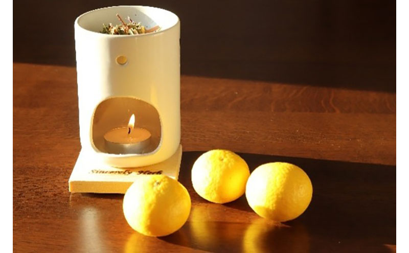 湘南四香スターターキット 茶香炉 本体 1台 キャンドル 1個 専用ブレンド 4種 敷物 1枚 セット 茶葉 ハーブ アロマ プレゼント 贈り物 sincerely herb あこ茶 神奈川県 茅ヶ崎市