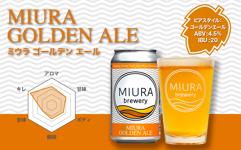 【三浦ブルワリー】クラフトビール定番4本と季節のビール2本飲み比べセット　M110-001-02