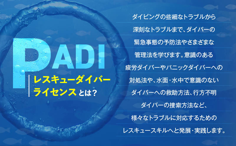 三浦市城ヶ島でPADIレスキューダイバーライセンス取得　M064-009