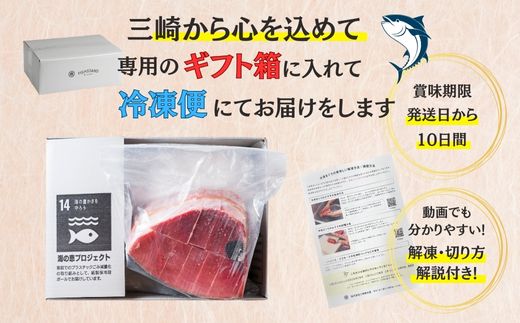 B20-007 とにかくまぐろの質に自信あり！問屋直送！天然三崎まぐろ 1kg 中トロ赤身 刺身 海鮮 丼 漬け