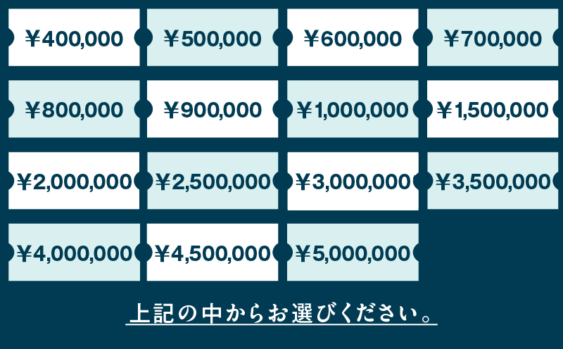 あとからセレクト【ふるさとギフト】350万円　M000-024