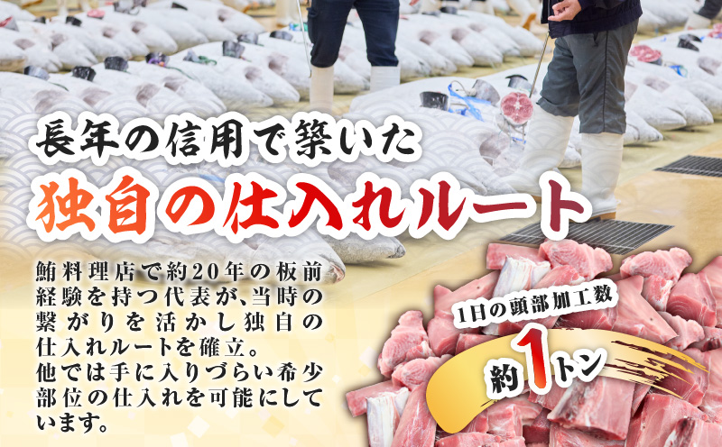 特選 目鉢鮪頭肉 超希少部位「脂ハチの身」　M081-001