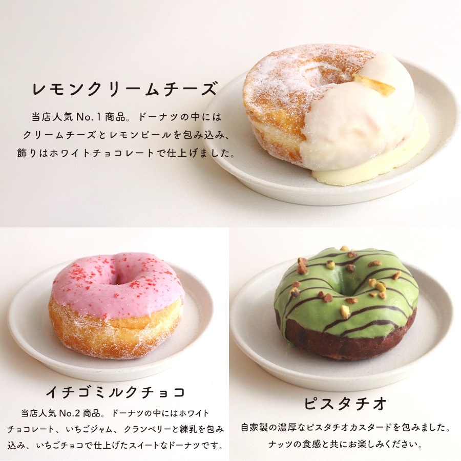 ミサキドーナツの人気ドーナツ10種詰め合わせ（冷凍）　M045-002