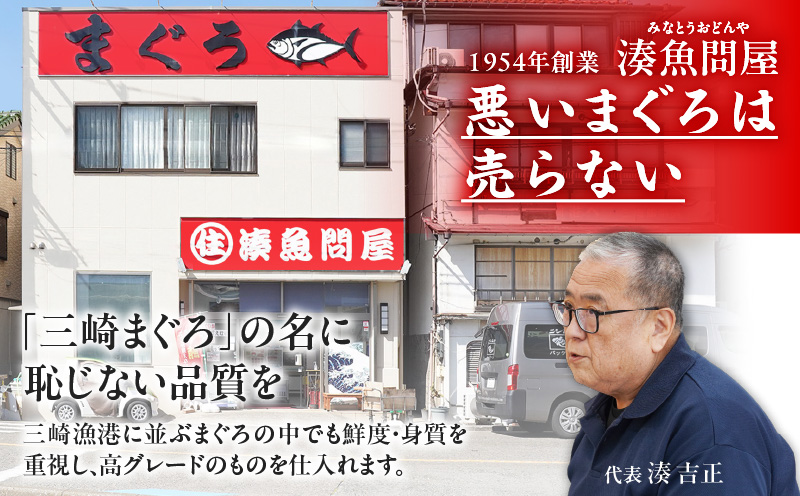 ＜選べる配送月＞天然三崎まぐろ 中トロ・赤身 柵小切れ　M005-044