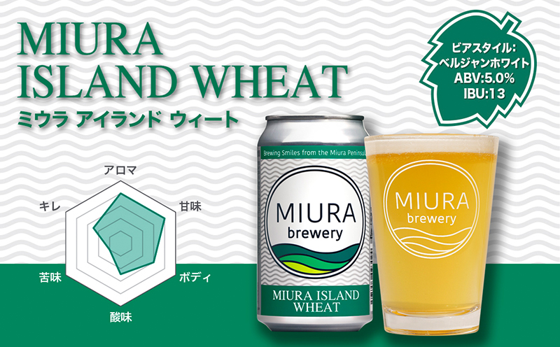 【三浦ブルワリー】クラフトビール定番4本と季節のビール2本飲み比べセット　M110-001-02