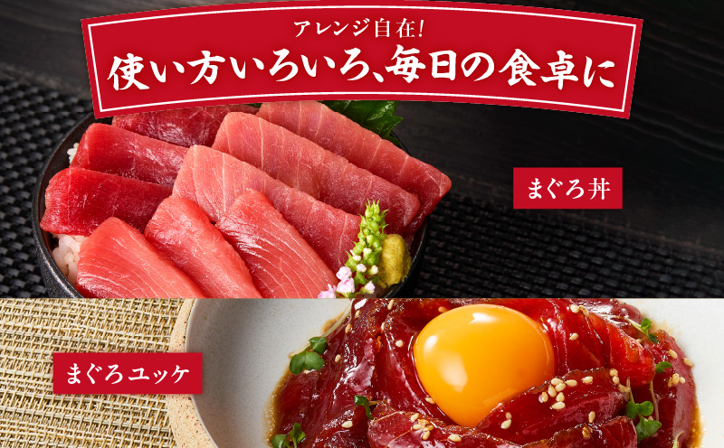 本物の味をお届け！厳選！天然三崎まぐろ【希少部位】背トロ＆中トロ・赤身　M005-039