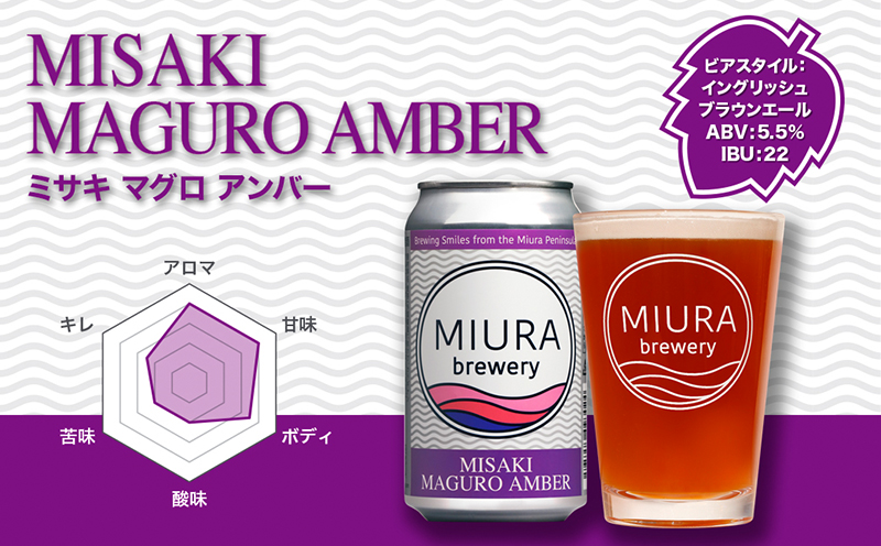 【三浦ブルワリー】クラフトビール 4本飲み比べセット　M110-001-01