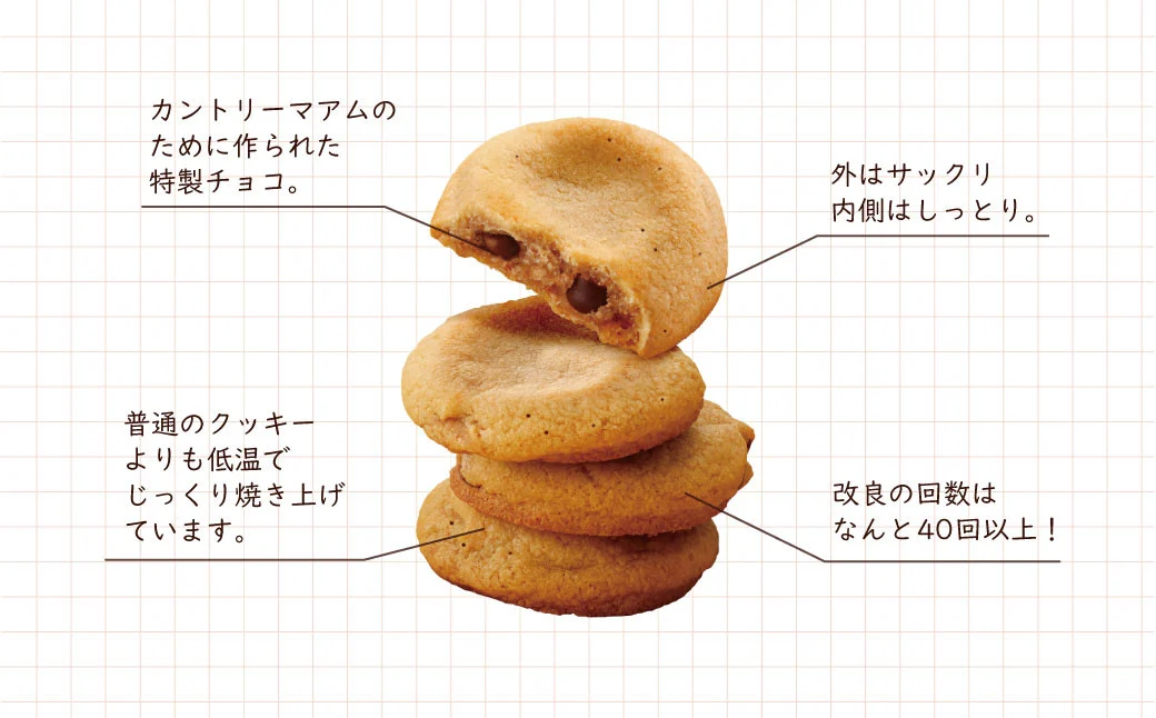 不二家 カントリーマアムセット（厳選バニラ２袋 厳選チョコ２袋 期間限定品４袋 計８袋）(季節限定 チョコチップクッキー さっくり しっとり クッキー お茶菓子 お茶請け 定番 おやつ 子供）